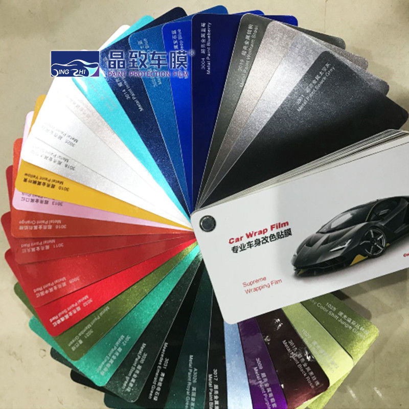 Dauerhafte Mehrfarbenauto-Verpackungs-Probe, feuchtigkeitsfestes Vinylbeispielbuch