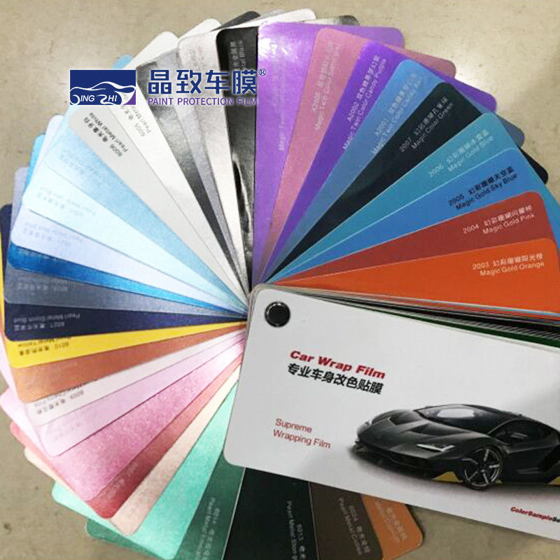 Dauerhafte Mehrfarbenauto-Verpackungs-Probe, feuchtigkeitsfestes Vinylbeispielbuch