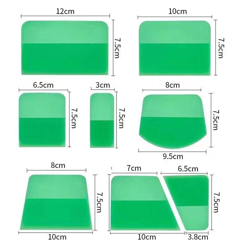 Flexible 5 in 1 Auto-Verpackungs-Werkzeug-Satz-Gummiwalzen-langlebigem Gut für PPF-Klarsichtfolien