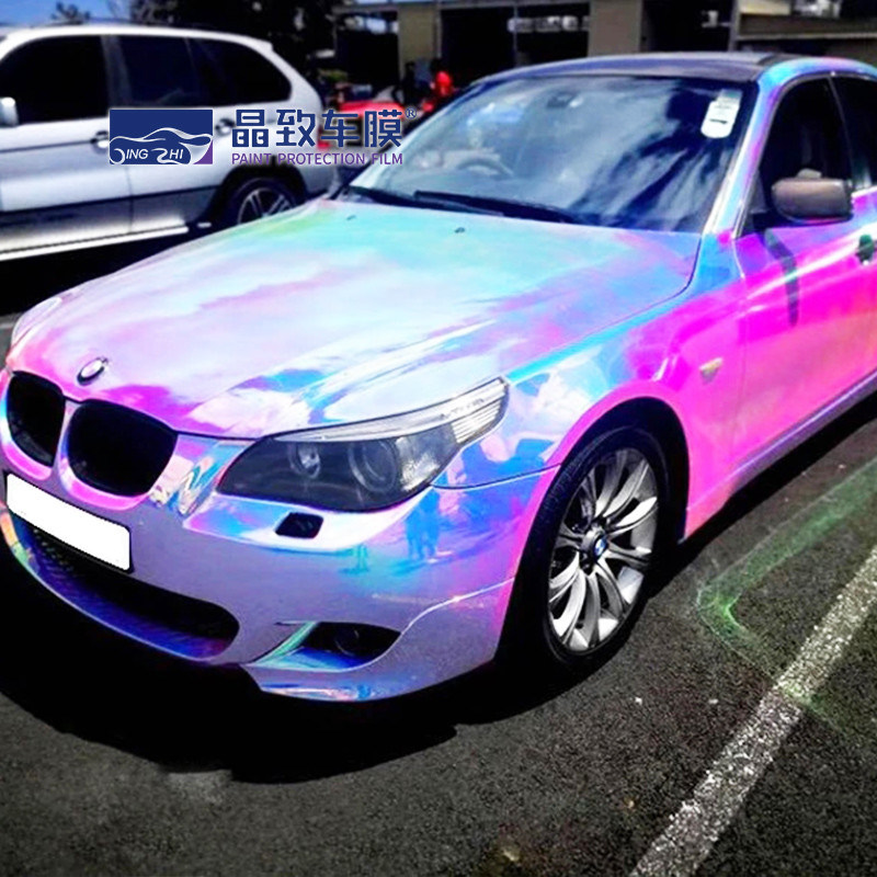Stretchable PVC-Glanz-Chamäleon-Vinylverpackung, haltbarer Auto-Dekorations-Film