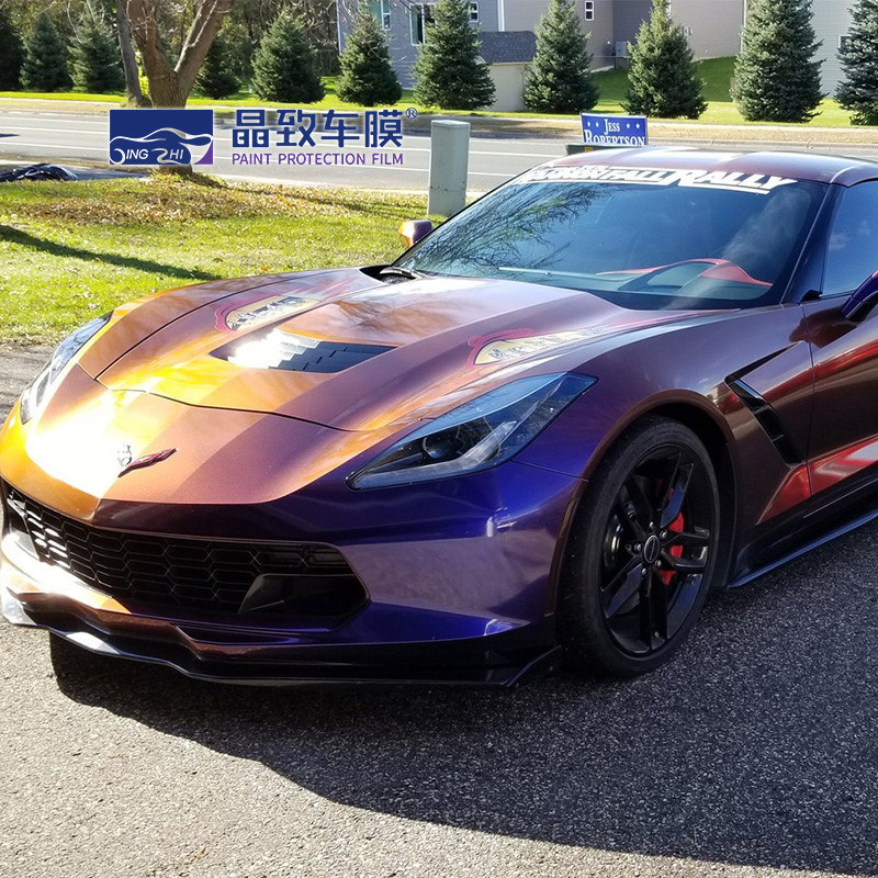 Stretchable PVC-Glanz-Chamäleon-Vinylverpackung, haltbarer Auto-Dekorations-Film