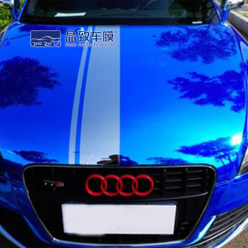 Stretchable Chrome Vinylverpackung Derek Blue Car Care Products als Spiegel-Film 1.52*18m--Manufaktur direkt