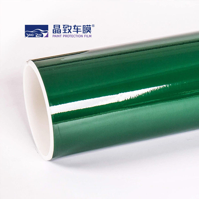 Crystal Glossy Post Green Car-Vinylverpackungs-Luft-selbstklebendes Dekorations-Rollfilm-Fahrzeug-Selbstaufkleber