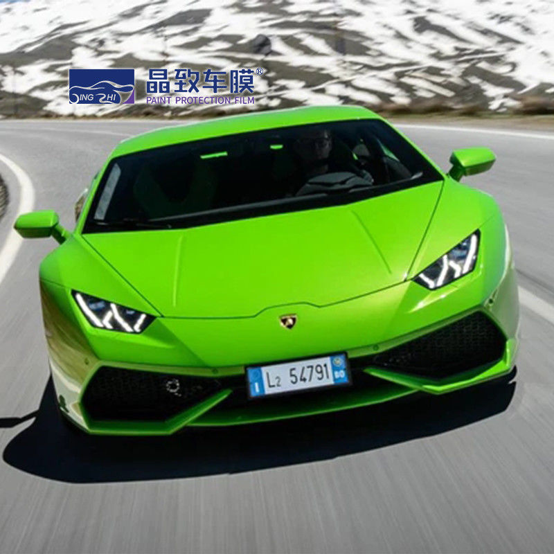 1,52 x 18 m, superglänzende metallische Mitternachtsgrüne Auto-Vinylfolie für den ganzen Körper des Autos, grün matt
